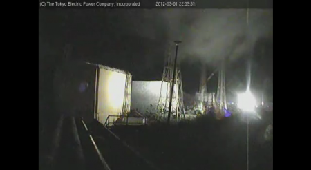 Smoke came out at 22:35 