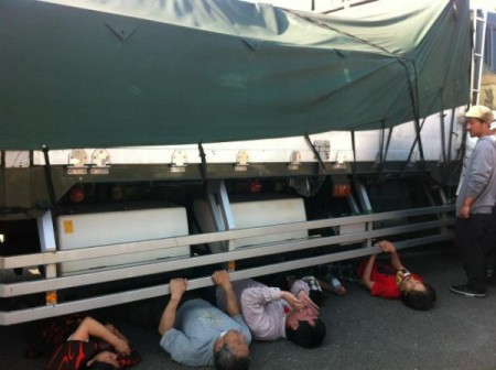 Kitakyushu city starts incineration of disaster debris to arrest nonviolent protesters