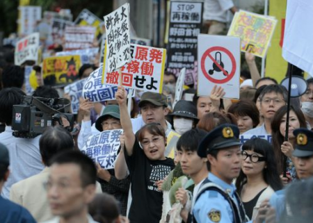 [Hydrangea revolution] 45,000 joined demonstration against the restart of Ohi nuclear plant 14