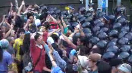 [Live] The protest is being forcibly removed 4