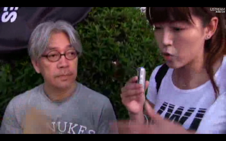 [Ajisai] Sakamoto Ryuichi visited protest 