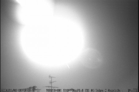 3 Bolide observed in North Kanto area at 2:42 of 1/20/2013