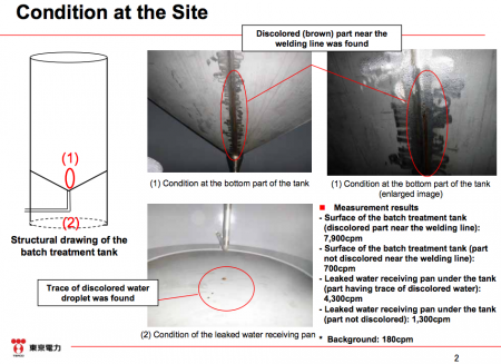 2 Tepco found 2 "pinholes" on multiple nuclide removing system ALPS