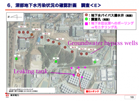 2 [300m3 leakage] Tepco "Leaked contaminated water may have penetrated into the ground through the base concrete