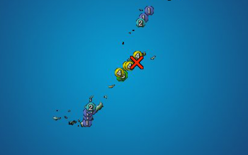9 earthquakes occurred offshore of Amami Oshima island within 4 hours