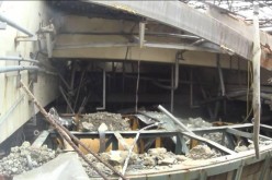 The roof of North-West part of Reactor 3 had been collapsed in 3. 2011 – Photo